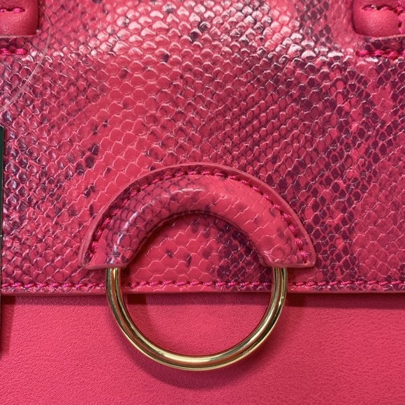 NWT pink and gold snake print mini bag - Picture 2 of 13